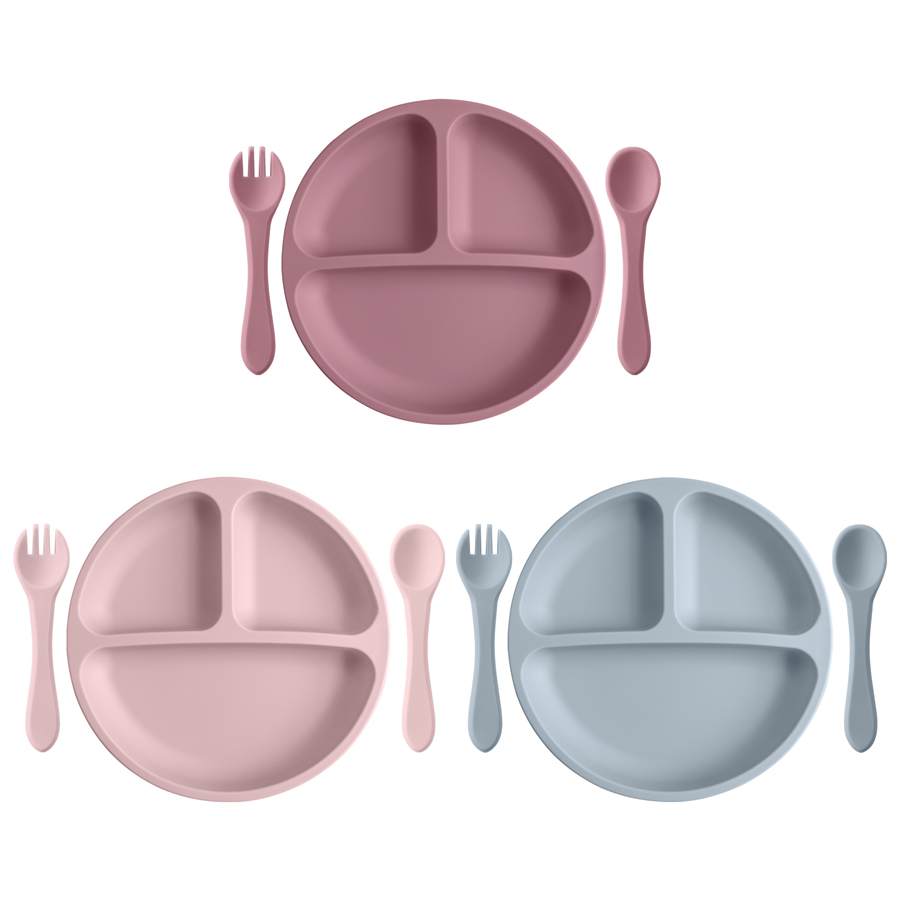 Baby Food Guide - 3PCS Children's Tableware Set Baby Eating