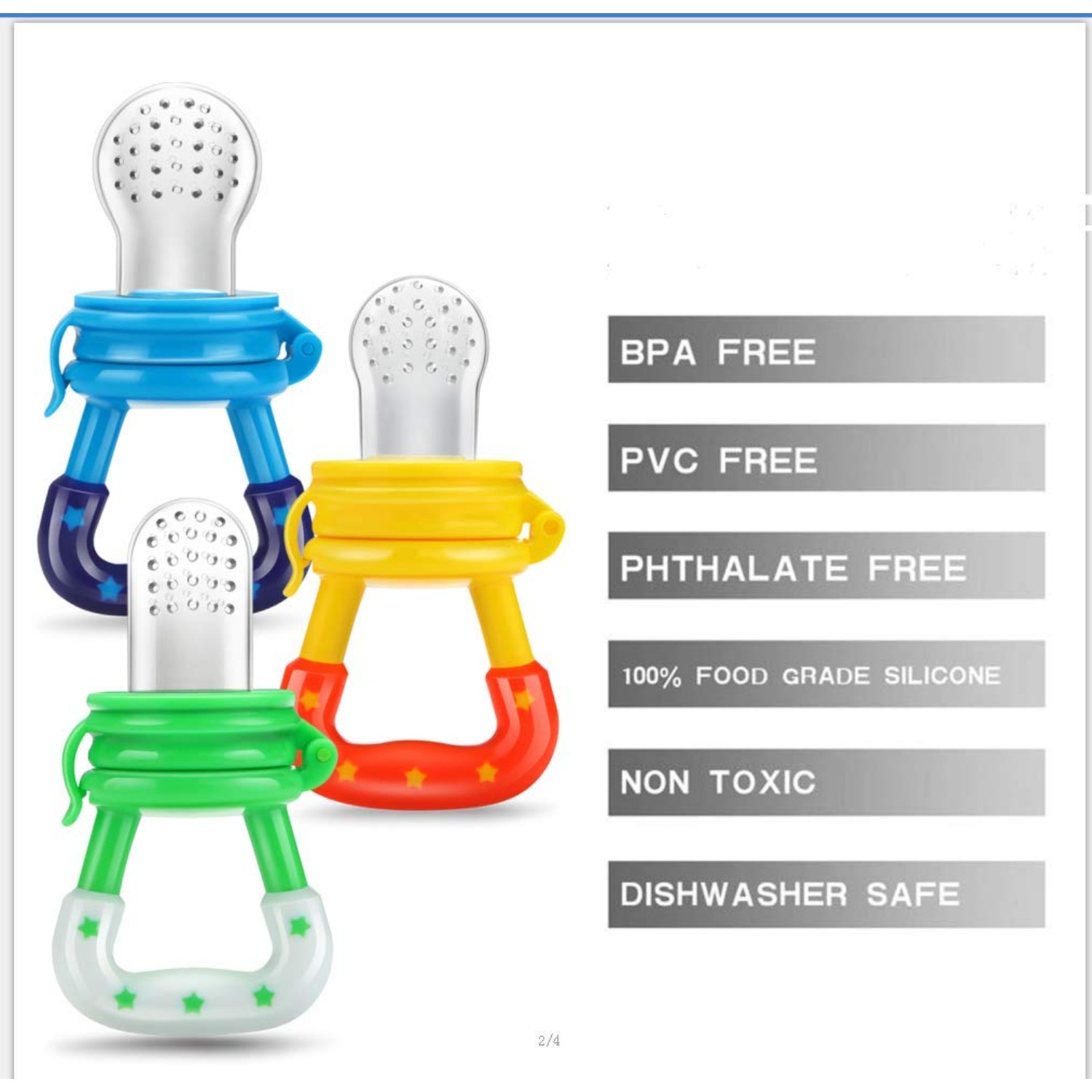 Baby Fruit Food Feeder/pacifie - Baby Food Guide recension och pris