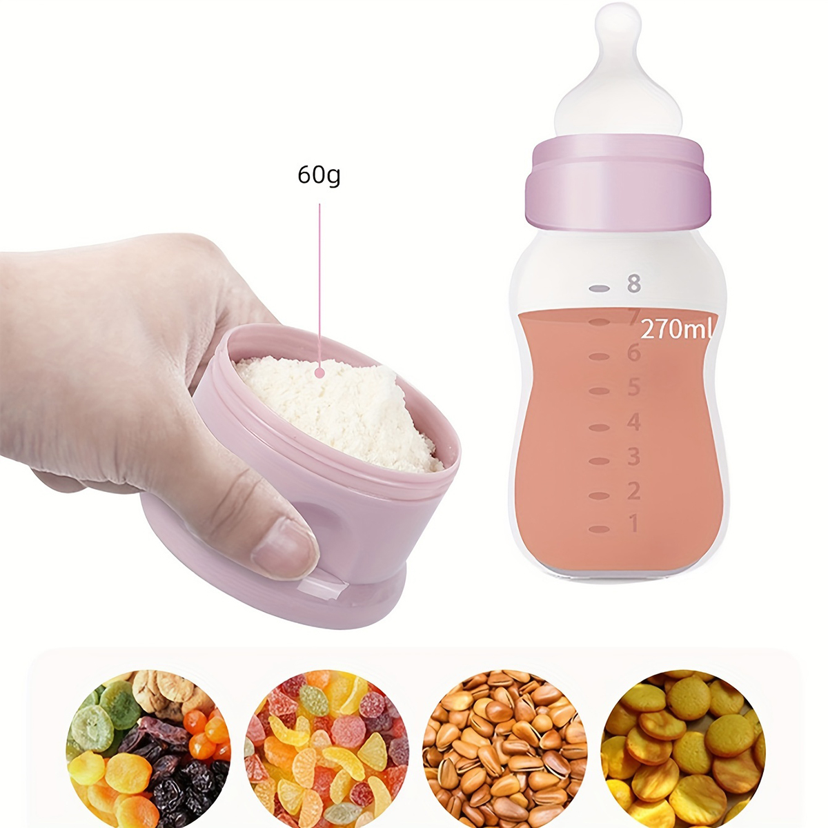Large Capacity Baby Milk Powde - Baby Food In Jars recension och pris