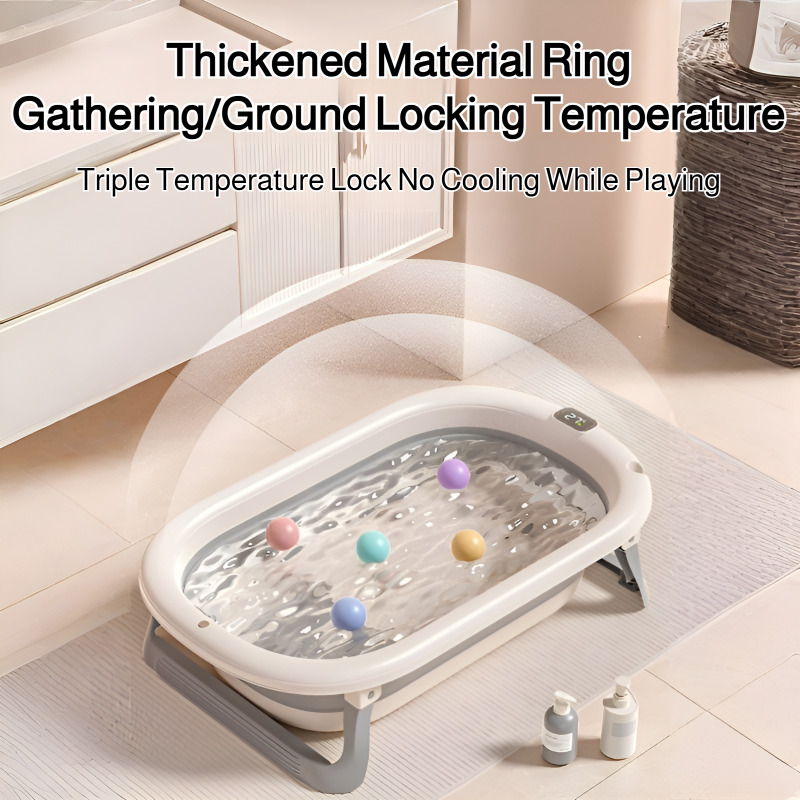Foldable Baby Bathtub, Safe an - Baby Food Warmer Portable recension och pris