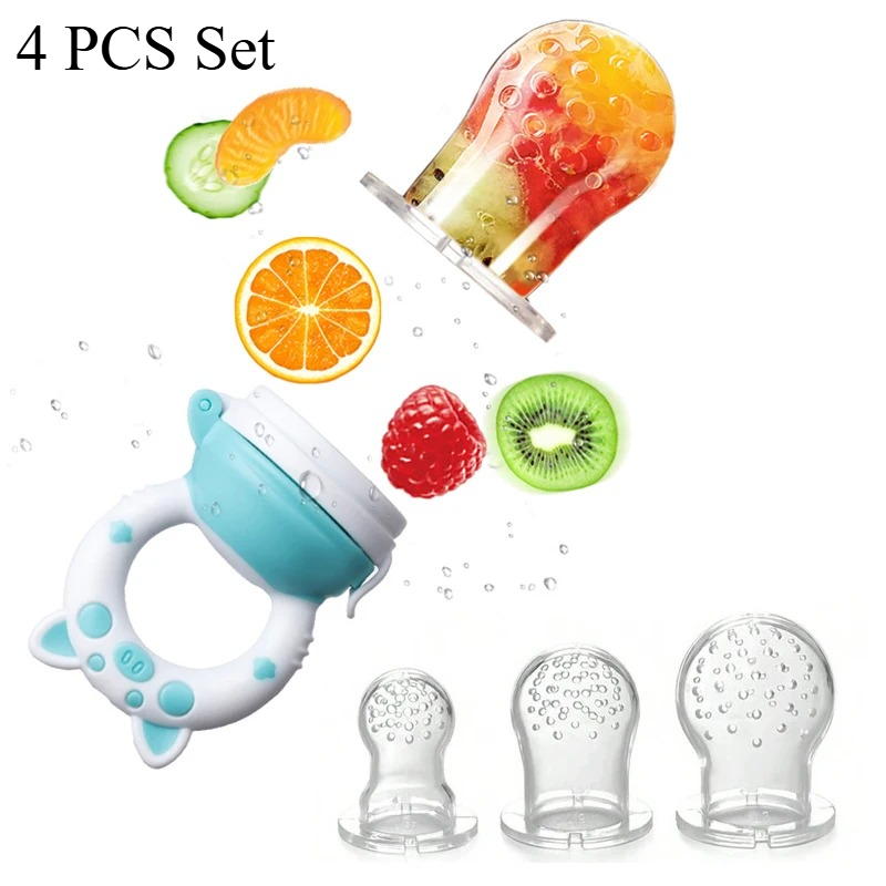 4pcs/set Silicone Fruit & Vege - Baby Food Guide recension och pris