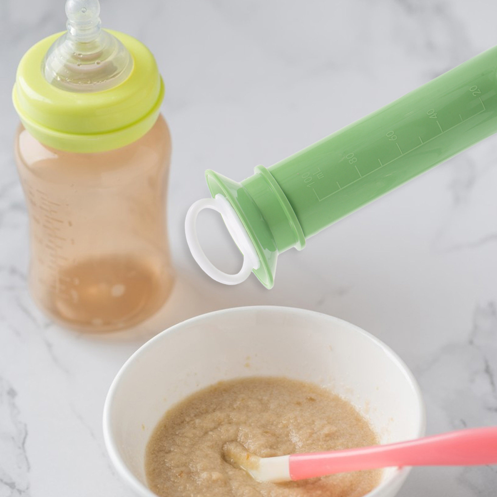 Baby Food Dispenser Compact Re - Baby Food Yogurt recension och pris