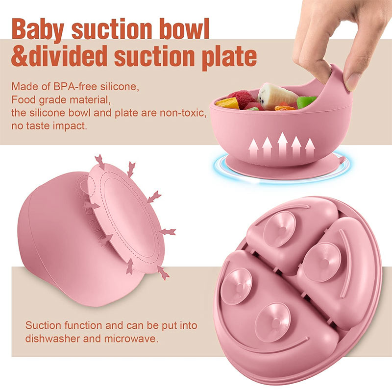 Children's silicone tableware  - Baby Food Bowl recension och pris