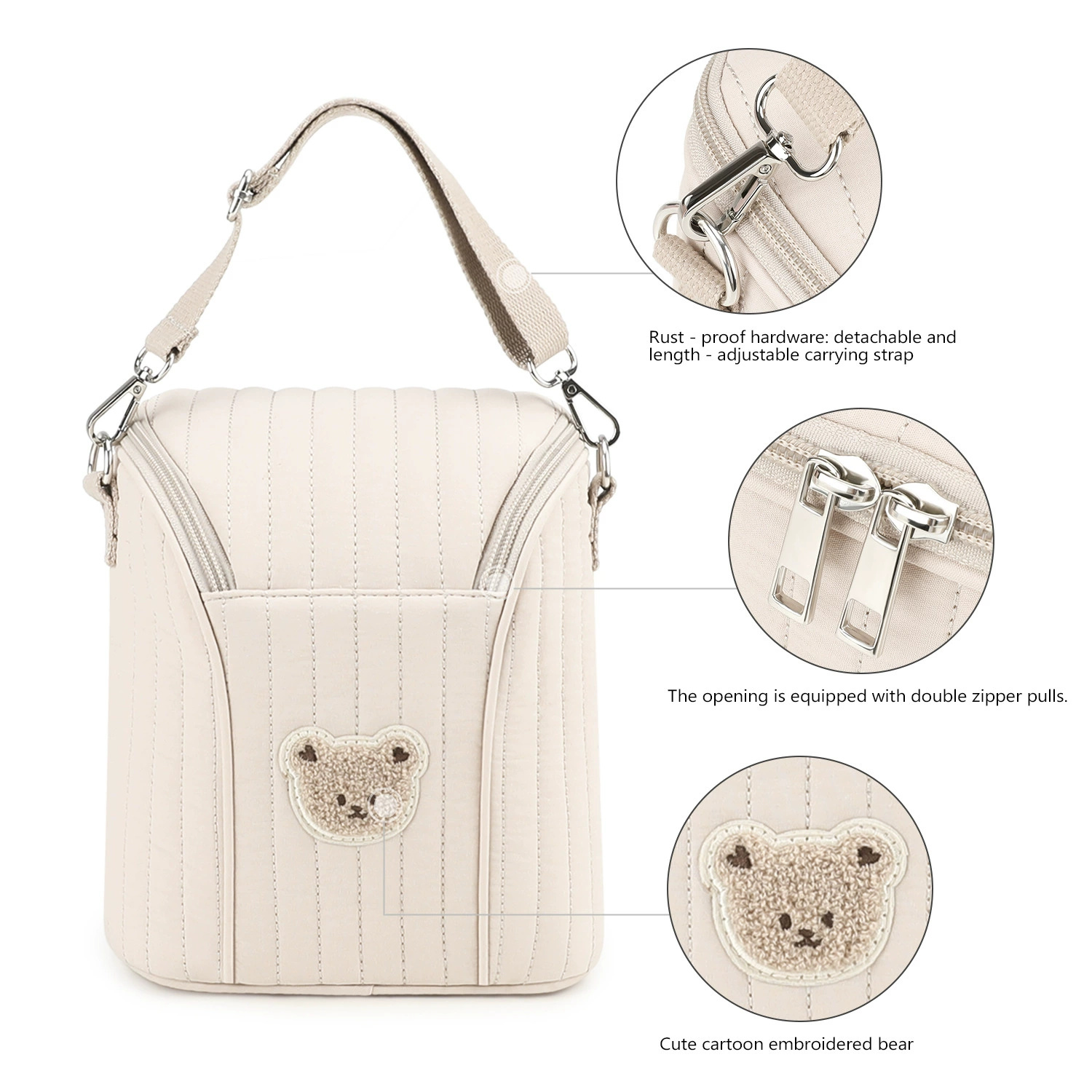 New Bear Breast Pump Bag Insul - Baby Food Warmer Portable recension och pris