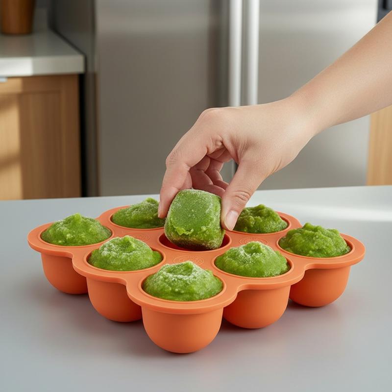 Baby Food Silicone Container 9 - Baby Food In Jars recension och pris