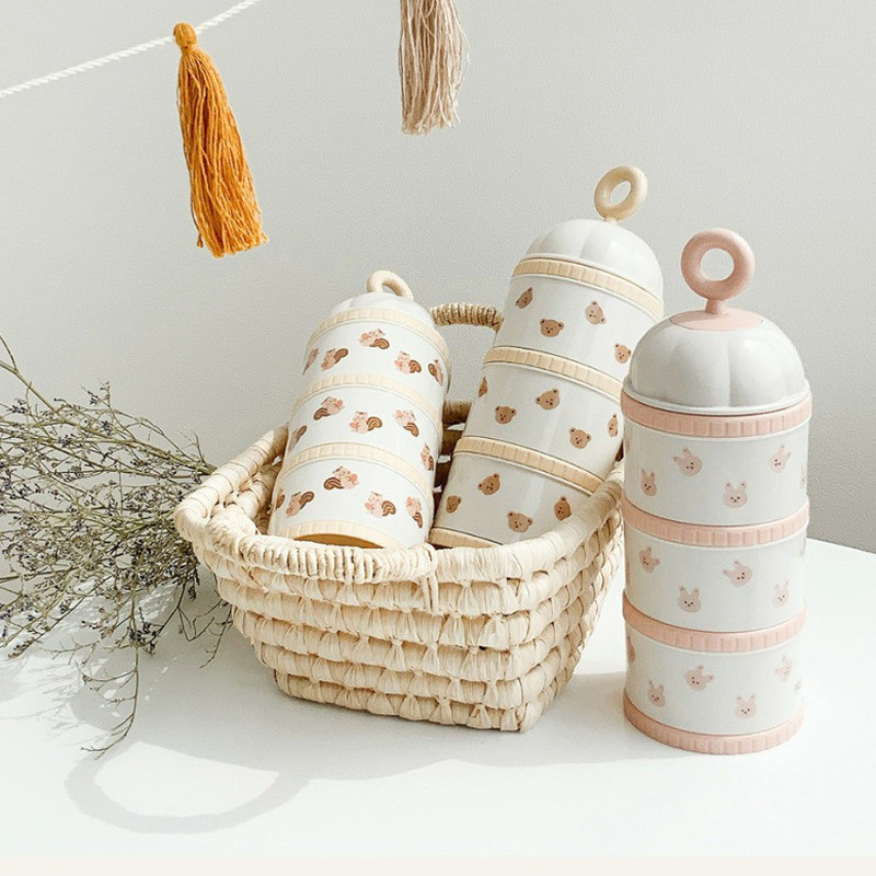 Cute Bear Milk Powder Box Baby - Baby Food In Jars recension och pris