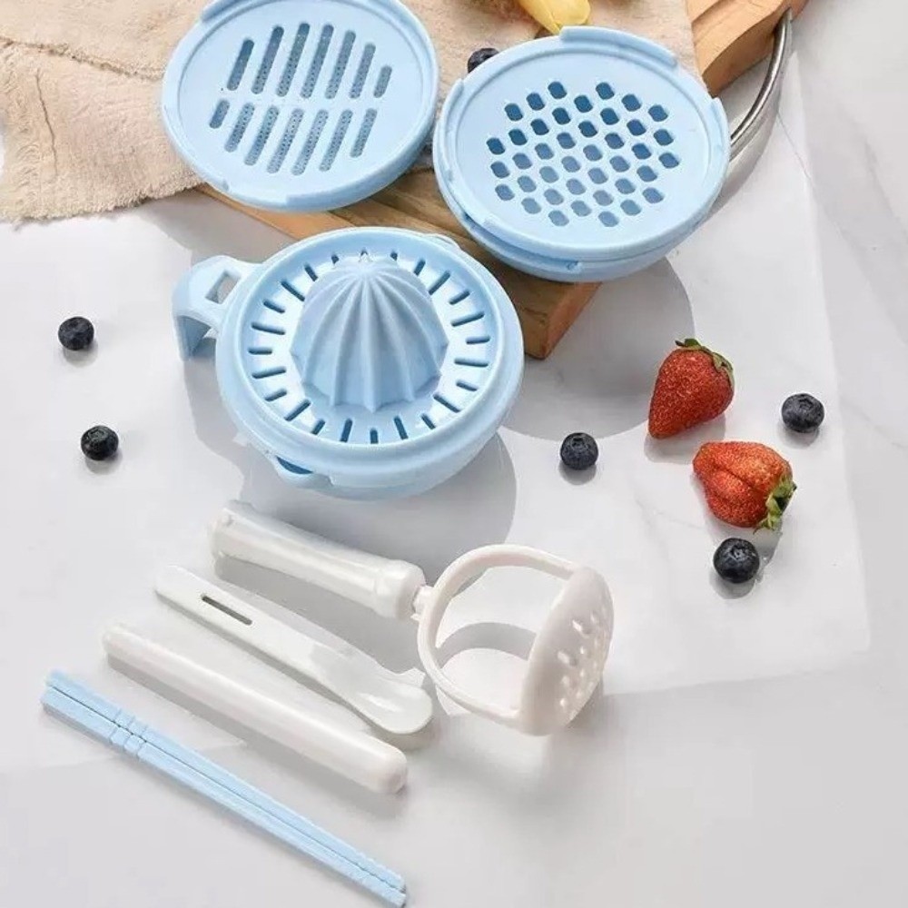 Solid color Baby Food Grinding - Baby Food Bowl recension och pris