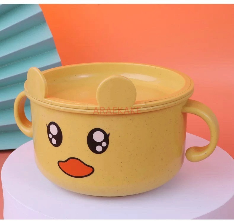 Children's Gift Wheat Straw Ca - Baby Food Bowl recension och pris